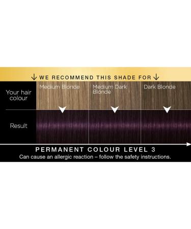 Schwarzkopf Oleo Intense Permanent Purple Hair Dye Ammonia Free Up to 100 Percent Grey Coverage Rich Plum 3 - 33 - Buy Online on GoSupps.com