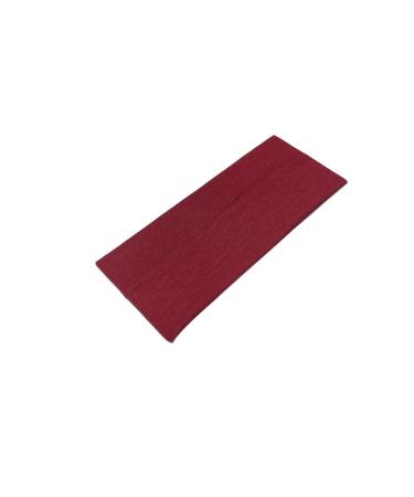 WESTEND CHOICE 9cm Wide Headbands Soft Head Band Plain Stretchy Unisex Kylie headband Bandeau Headbands for Women & Men Gym Yoga Hair Band (Burgundy) - Buy Online on GoSupps.com