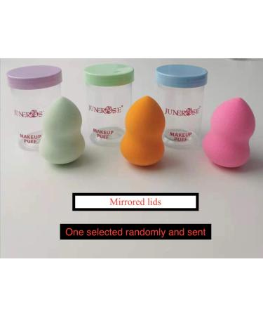 Makeup sponge beauty blender latex free makeup sponge vegan makeup sponge foundation makeup sponge makeup sponge Makeup sponge with mirrored lid and container. - Buy Online on GoSupps.com