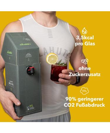 JuiceBox Syrup Light - 2L Makes 52L Ready-to-Drink Beverage | Vegan Sustainable Low-Calorie Mango-Passion Fruit - Buy Online on GoSupps.com