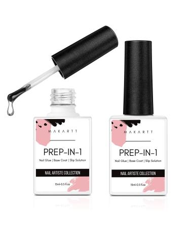 Natural Nail Dehydrator & Primer Bundle for Acrylic Nails and Gel Polish | 3-in-1 Super Strong UV Gel Glue for Fake Nails - Buy Online on GoSupps.com
