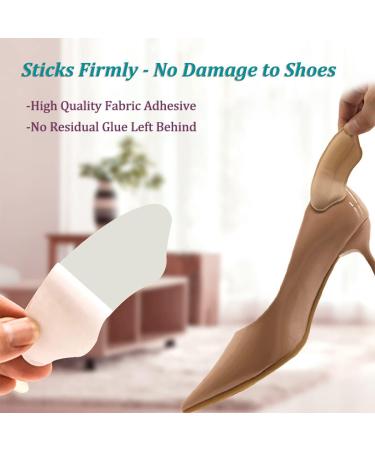 Shoe Heel Pads for Loose Fit and Slipping, Beige Inserts for Men and Women Shoes - Set of 3 - Buy Online on GoSupps.com