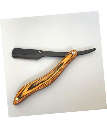 Minkissy Folding Travel Razor - Professional Cutthroat Shaving Razor with Rustproof Steel & Wood Handle - Buy Online on GoSupps.com