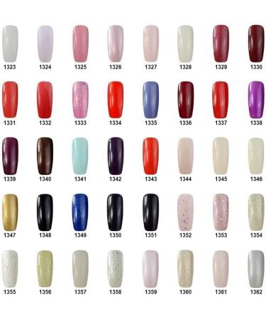 Vishine 8ml Gelpolish Lacquer Shiny Color Soak Off UV LED Gel Nail Polish Manicure Glitter White #1547 1547-8ml - Buy Online on GoSupps.com