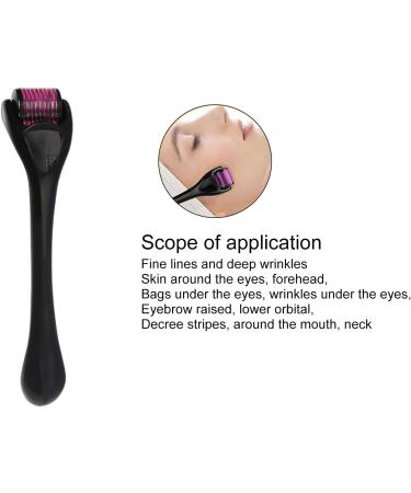 Acpetdr Derma roller 0.2mm/purple wheel and 0.25mm blackTitanium Micro Needling Roller for Men and Women Beard Growth Roller for Stimulate Hair Growth Facial Skin Care Scar Removal - Buy Online on GoSupps.com