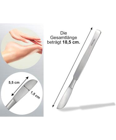 Horn Skin Remover Set Stainless Steel Foot Care Cream & Scrub for Corns & Calluses | Gentle Pedicure Solution - Buy Online on GoSupps.com