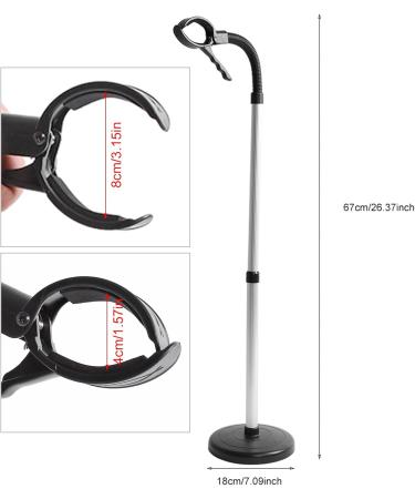 Hands-Free Hair Dryer Holder Stand - Adjustable 360 Stainless Steel Blow Dryer Stand for Bathroom | International Shipping - Buy Online on GoSupps.com