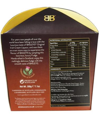 Gardiners of Scotland Baileys Luxury Fudge Crown Carton 200 g - Buy Online on GoSupps.com