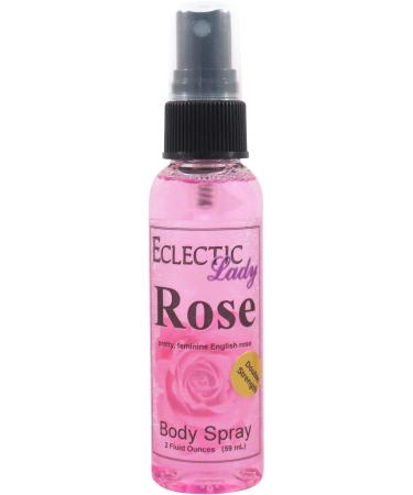 Rose Body Spray (Double Strength) 2 ounces Body Mist for Women with Clean Light & Gentle Fragrance Long Lasting Perfume with Comforting Scent for Men & Women Cologne with Soft Subtle Aroma For 2 Fluid Ounces (Double Strength)