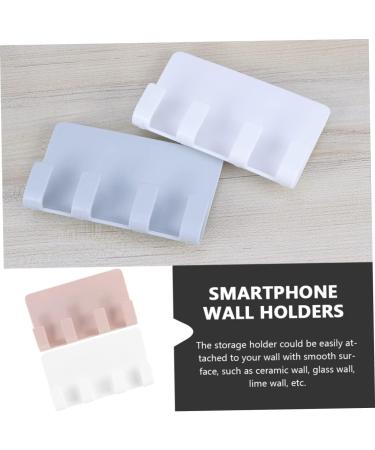 Ifundom 20 STK Wall Bracket for Mobile Phones - No-Punch Charging Station & Hooks for Easy Wall Hanging - Universal Smartphone Charging Solution - Buy Online on GoSupps.com