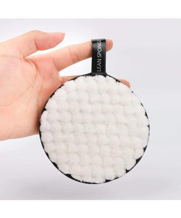Face Halo Makeup Remover Pads with Spa Facial Towel Headbands Reusable Make Up Wipes Washable Remover Pads Microfibre Cotton Face Cleansing Cloths for All Skin Type (White) - Buy Online on GoSupps.com