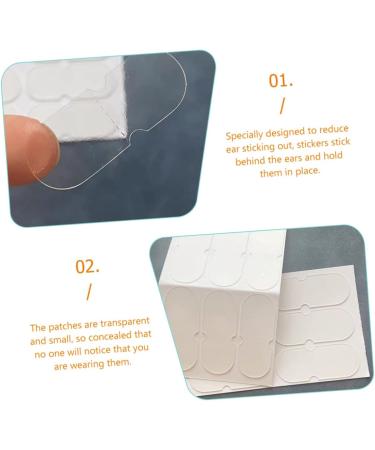 240 Pcs Transparent Ear Stickers for Ear Correction and Support - Ear Lobe Patch Tape for Clean Ears - Silica Gel Ear Tape for Cosmetics - Buy Online on GoSupps.com