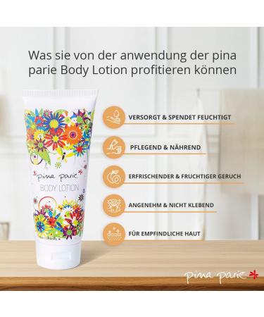 Pina Parie Body Lotion with Urea 200ml | Hydrating Moisture Cream with Hyaluronic Acid | Refreshing Fragrance for Dry Skin | Unisex Body Lotion & Cream - Buy Online on GoSupps.com