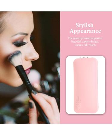 Beavorty Travel Makeup Bag - Silicone Toiletry & Lipstick Holder Brush Covers & Pouch for Cosmetics - Perfect for International Shipping - Buy Online on GoSupps.com
