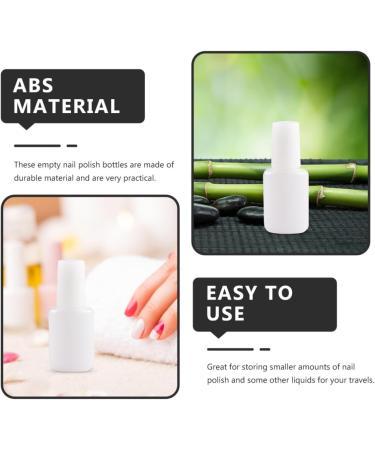 ULTECHNOVO Lot de 20 Bouteilles Vides de Vernis Ongles 10 Ml Transparentes Pinceau Int gr Conteneurs Anti-Fuites pour Gel et Huile Cuticules Outil de Rangement Pratique pour Manucure - Buy Online on GoSupps.com