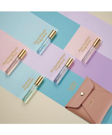 Mini Perfumes for Women Perfume Gift Set 5 Pack Floral Women's Fragrances Perfume Set 10ml Bottle Samples Womens Perfume Sampler Sets Birthday Gifts for Women Wife Mom Sister Pink - Buy Online on GoSupps.com