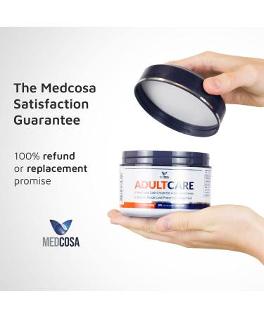 Medcosa Adult Rash Cream - Fast Relief for Sweat, Heat, Diaper Rash - Zinc Oxide Barrier Cream (350g) - Buy Online on GoSupps.com