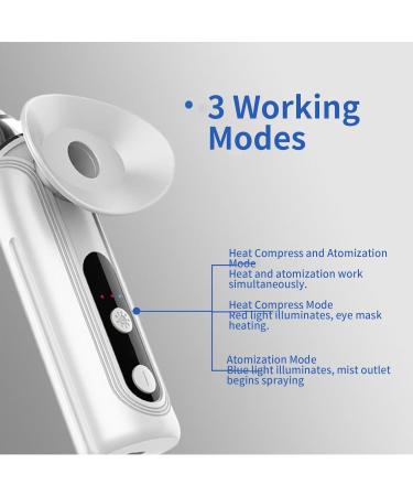 Oculaire | Vaporisateur lectrique Hydratant 3 Modes Hydratant Pour Les Yeux | Pour Routine Quotidienne : Apr s Travail Voyage Maison Bureau D tente Matin et Soir - Buy Online on GoSupps.com