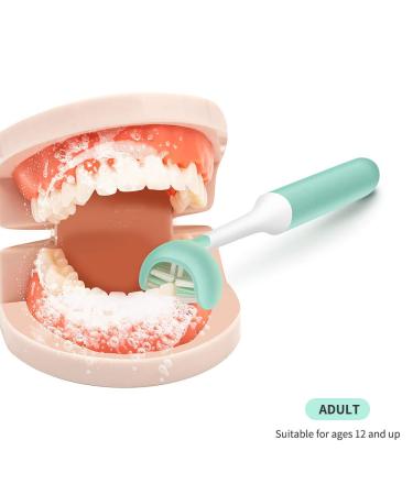 3D Toothbrushes for Adults - Pink+Blue, 3-Sided Wrapped Tooth Brush for Oral Care (2 Count) - Buy Online on GoSupps.com