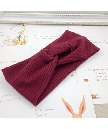 Shop 4-Piece Women s Cotton Elastic Headbands - Wide Cross Knot Sports & Yoga Hair Accessories - Buy Online on GoSupps.com