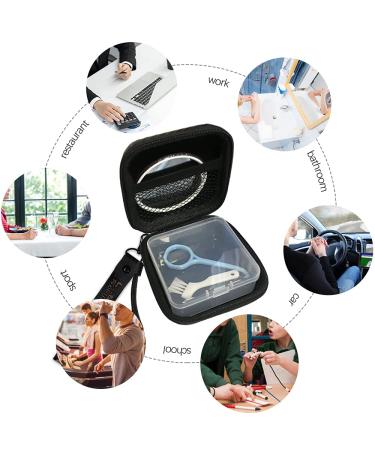 AMHDV Orthodontic Retainer Case with Aligner Removal Tool, Mirror & Bag - Regular Size Dental Mouth Guard Box - Buy Online on GoSupps.com