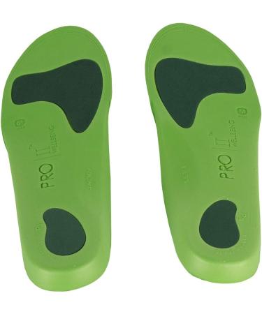 PRO 11 WELLBEING Plantar Series Orthotic Insoles for Plantar Fasciitis Knee Pain Back Pain Fallen Arches 7/8.5 UK Blue - Buy Online on GoSupps.com