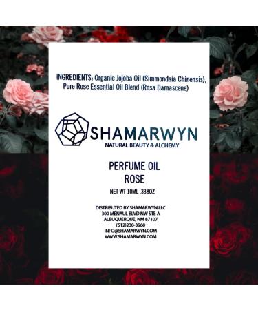 Rose Perfume Oil Natural Organic Botanical Fragrance Pure Essential Oil Blend Roll-On 10ml - Buy Online on GoSupps.com