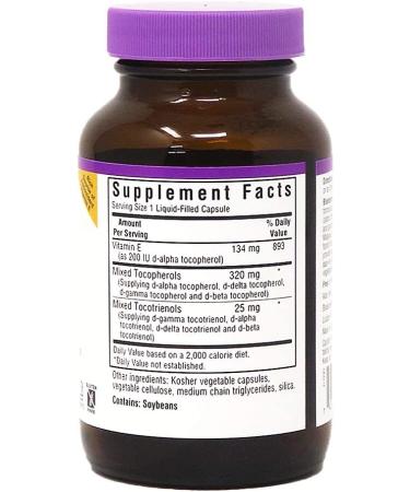 Bluebonnet Nutrition Vitamin E Complex 60 Licaps - Antioxidant Support & Immune Boost - Buy Online on GoSupps.com