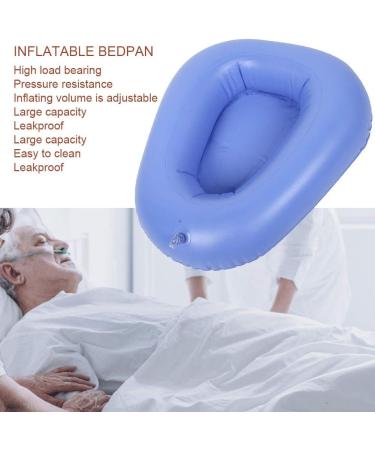 Bed Pans 100kg Load Lightweight Air Bedpan Practical Come with Inflator for Elderly Bedridden(blue) - Buy Online on GoSupps.com
