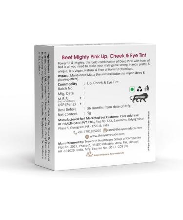 YANG Lip Beetroot Extracts for Dry & Chapped Lips Natural Blush for Women SLS & Paraben 5gm - Buy Online on GoSupps.com