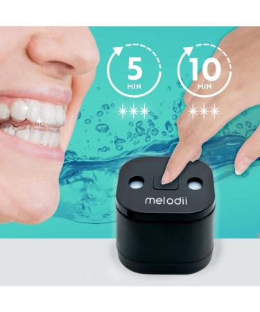 Ultrasound U-V Cleaner for Dentures & Jewelry - 45kHz Ultrasonic Device for Braces Tooth Rails Mouthguards and Toothbrush Heads - Buy Online on GoSupps.com