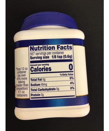 Argo Double Acting Baking Powder 12 oz (2 Pack) - Premium Baking Essential - Buy Online on GoSupps.com