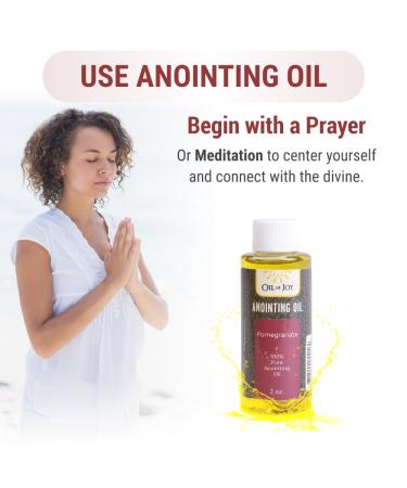Oil of Joy Pomegranate Anointing Oil - 2 Oz for Prayer & Christian Worship | International Shipping Available - Buy Online on GoSupps.com