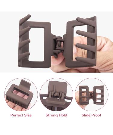 12 Pack Tisenla Small Hair Claw Clips + 2 Medium Clips for Women - Non-Slip Hair Styling Accessories - Buy Online on GoSupps.com