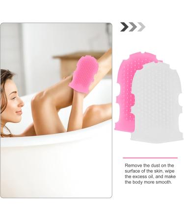 Doitool Silicone Face Cleaning Gloves - 2pcs Bathroom Massager Brush for Dry Skin - Buy Online on GoSupps.com