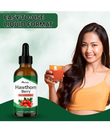 Mysurty Hawthorne Berry Supplement | Hawthorn Berry | Hawthorne Berries Liquid Drops | Liquid Drops for Men & Women | Pack 2 - Buy Online on GoSupps.com