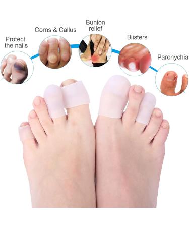 Gel Toe Protection & Silicone Toe Separators for Men & Women | Blister Callus Corn & Hammer Toe Relief - Buy Online on GoSupps.com