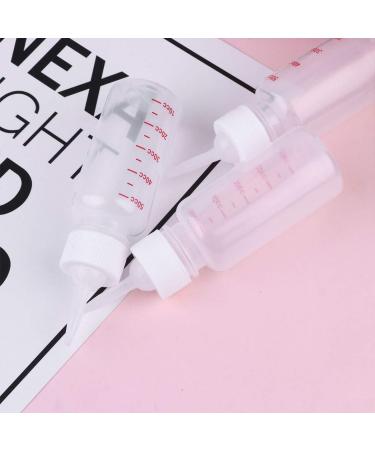 Baby Pet Feeding Bottle 50 Ml Squeeze Liquid Bottle for Kitten Puppy Small Animals Feeding Tool Pointed Milk Feeder with Scale 6 Pcs - Buy Online on GoSupps.com