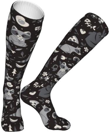 Trashy Raccoons Compression Socks 15-20 mmHg for Men & Women Best Support for Running & Cycling - Buy Online on GoSupps.com