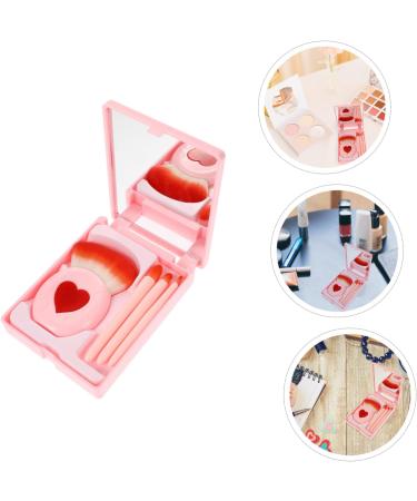 FRCOLOR 6 Boxes makeup brush set makeup brush container portable powder brush Cosmetic Tool Lip make up kit Portable Beauty Brush Foundation Brush plastic abs woman mirror box - Buy Online on GoSupps.com