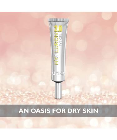ALCINA Hyaluron 2.0 Eye Gel 15 ml - Decongestant Eye Gel with Hyaluronic Acid for Bright Hydrated Eyes - Shop Internationally - Buy Online on GoSupps.com