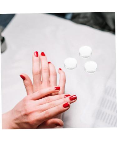 Ipetboom French Tip Nail Tool 6pcs Nail Art Silicone Stamp Silica Gel Cosmetic Transfer Seal Manicure Tools 2.50X2.50X1.30CM Transparent 1 - Buy Online on GoSupps.com