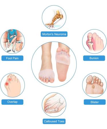 Bunion Corrector & Toe Separator Set for Hallux Valgus - 2 Pairs - Buy Online on GoSupps.com