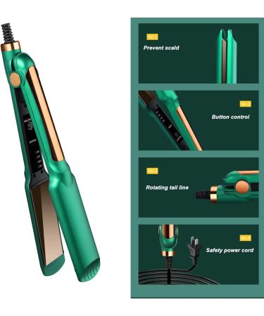 Gernie Automatic Hair Iron - Dual Straightening & Curling with Temperature Control | Portable Green Hair Styler for Fabulous Hairstyles - Buy Online on GoSupps.com