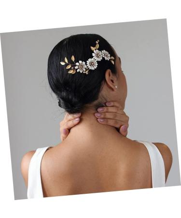 Ipetboom Bridal Shower Headpiece Rhinestone Hair Side Comb Crystal Bridal Hair Clips Rhinestone Hair Barrette Crystal Flower Hair Side Comb Rhinestones European and American Bride - Buy Online on GoSupps.com