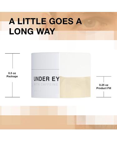 CRVFT Men's Under Eye Cream .25oz | Brighten Dark Circles & Reduce Puffy Eyes | AM/PM Treatment | Caffeine Infused | Made in USA | Paraben & Sulfate Free | Peppermint Scent - Buy Online on GoSupps.com