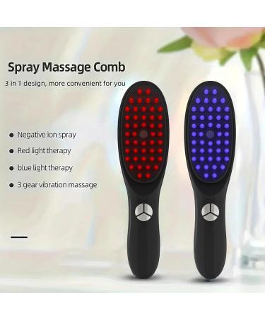 Electric Scalp Massage Brush | Drizzle Spray Massage Comb | Innovative Hair Recovery Hair Brush for Comfortable Scalp Care - Buy Online on GoSupps.com
