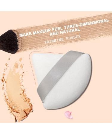 Androxeda 15-Piece Powdered Face Triangle Makeup Sponge Set - Soft Body Cosmetics Primer for Loose & Mineral Powder - Wet/Dry Tool in Black White Pink - International Shipping Available - Buy Online on GoSupps.com