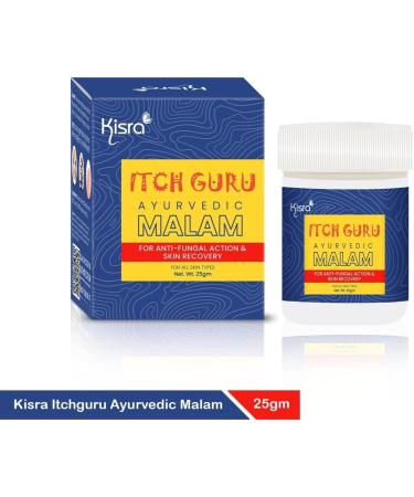 Boomers Itch Guru Ayurvedic Malam for Anti-Fungal Infection Itching & Skin Recovery for All Skin Types 25gm (Pack of 2) - Buy Online on GoSupps.com