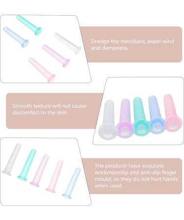 5Pcs Colorful Facial Cupping Set Silicone Face Anti Aging Massage Cupping Cups Anti- Aging Beauty Tool for Face Eye Neck Back Body Massage Face Skin Care Face - Buy Online on GoSupps.com